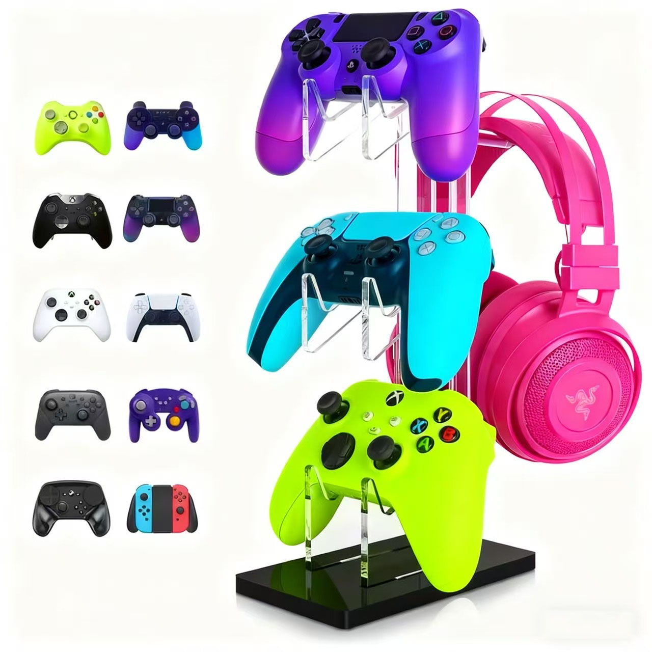 Gaming Accessories Playstation - Uniwersalny stojak na kontrolery i słuchawki