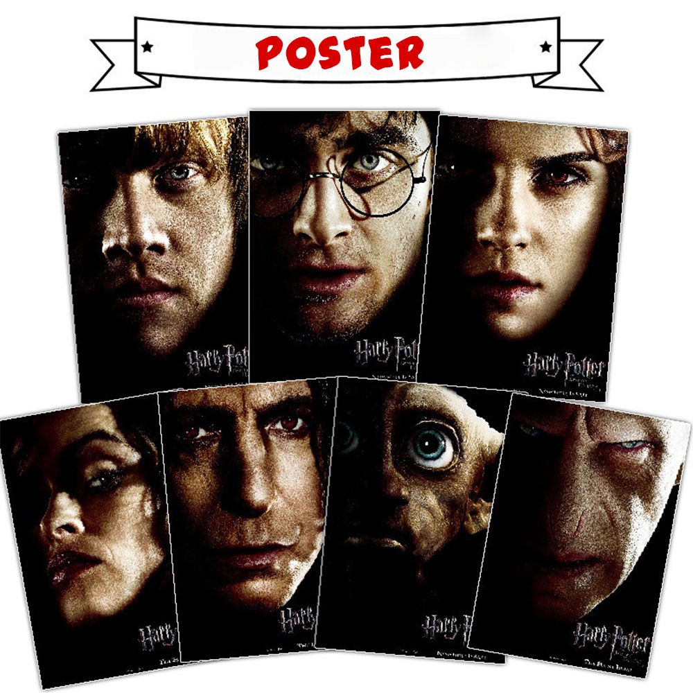 Gaming Accessories Bedroom - Oryginalne plakaty Harry Potter z motywem