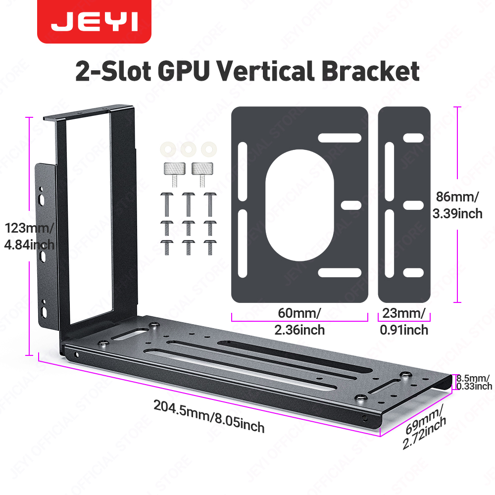 Vertical Gpu Bracket - Uchwyt pionowy do montażu karty graficznej