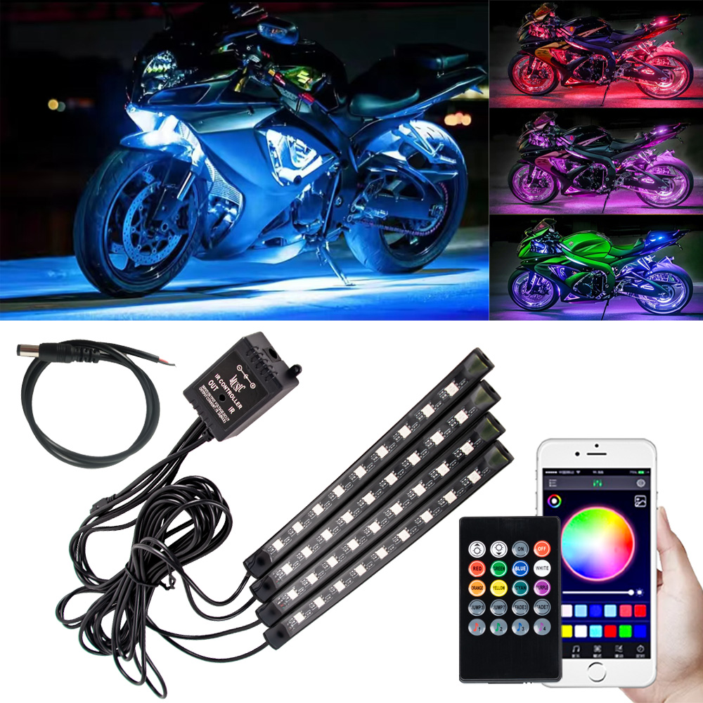 Rgb Hub Sync - LED Motocykl Samochodowe nastrojowe oświetlenie stopy