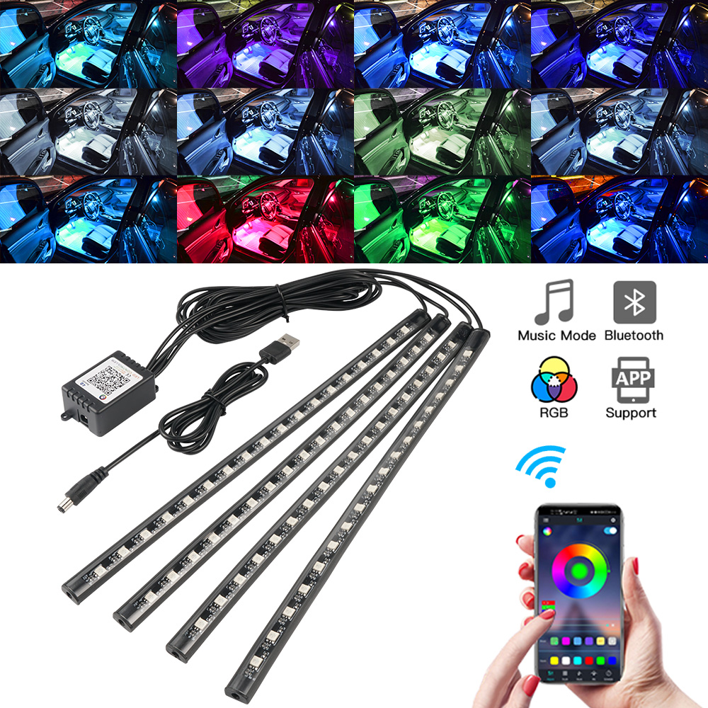 Rgb Hub Sync - Neonowe LED-owe oświetlenie wnętrza samochodu, sterowane