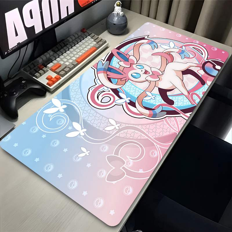 Gaming Accessories For Setup - Duża Różowa Urocza Podkładka Pod Mysz
