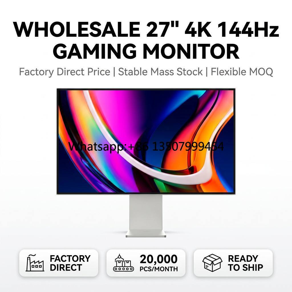 Monitor 144Hz 27Inch - 27-calowy monitor gamingowy 4K 144Hz IPS