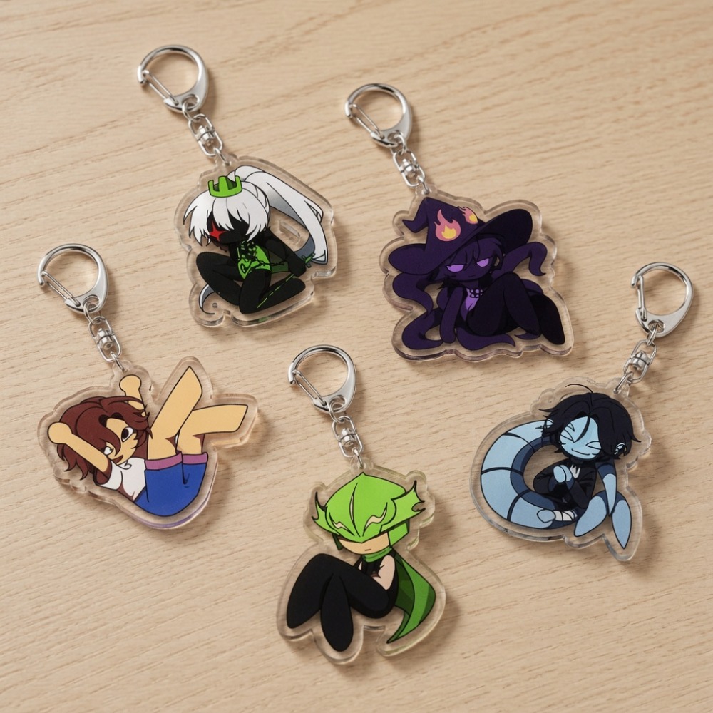 Gaming Accessories Cute - Urocze kreskówkowe breloczki chibi, akcesoria, zawieszki