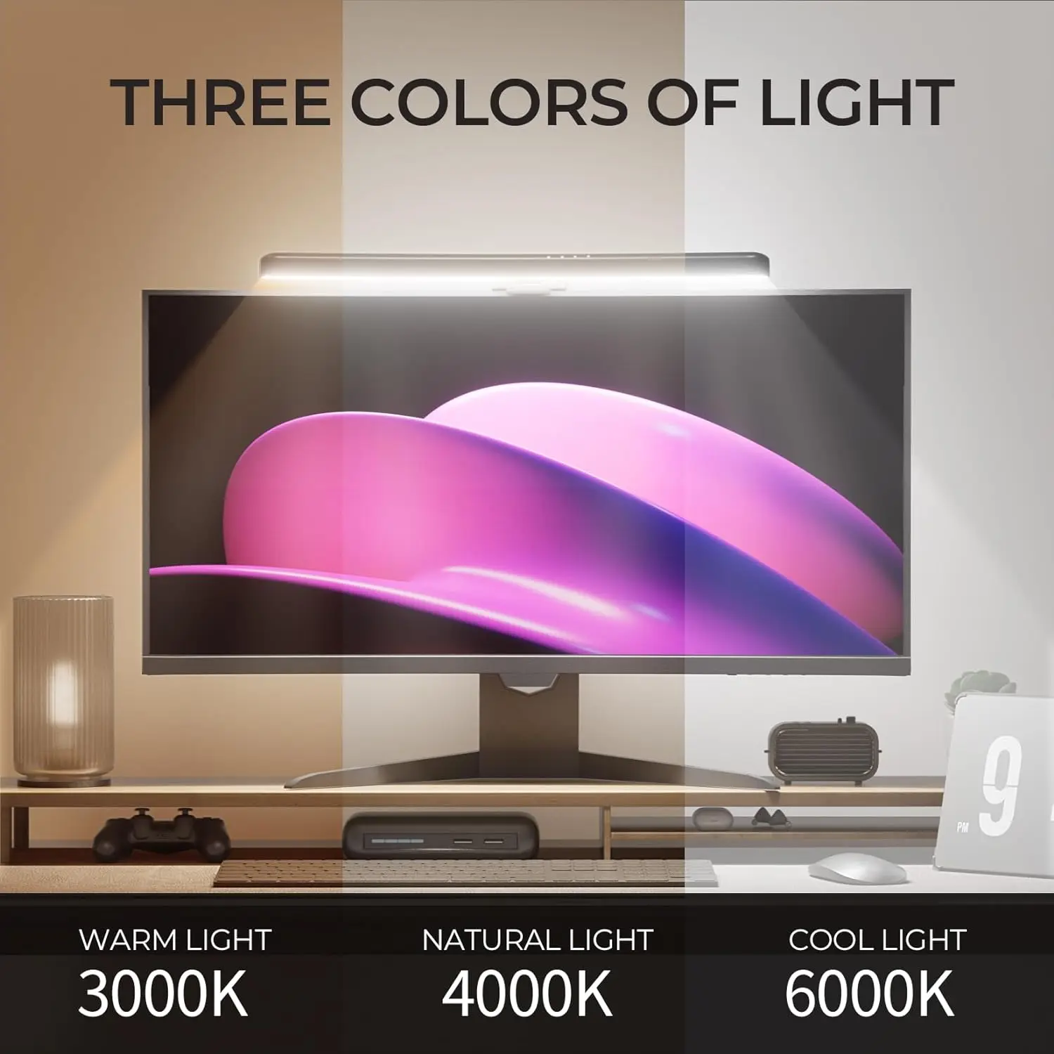 Lampa monitorowa zakrzywiona z – Gaming Accessories Bedroom recenzja i cena