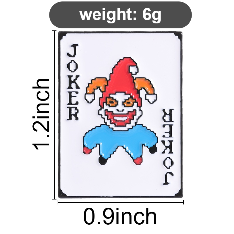 Emaliowane przypinki Poker Jok – Joker Gaming Accessories recenzja i cena
