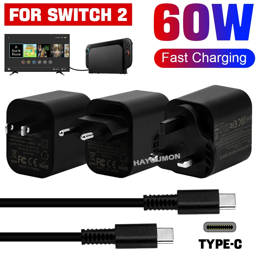 Zasilacz sieciowy UK US EU 60W – Gaming Accessories Wall Mount recenzja i cena