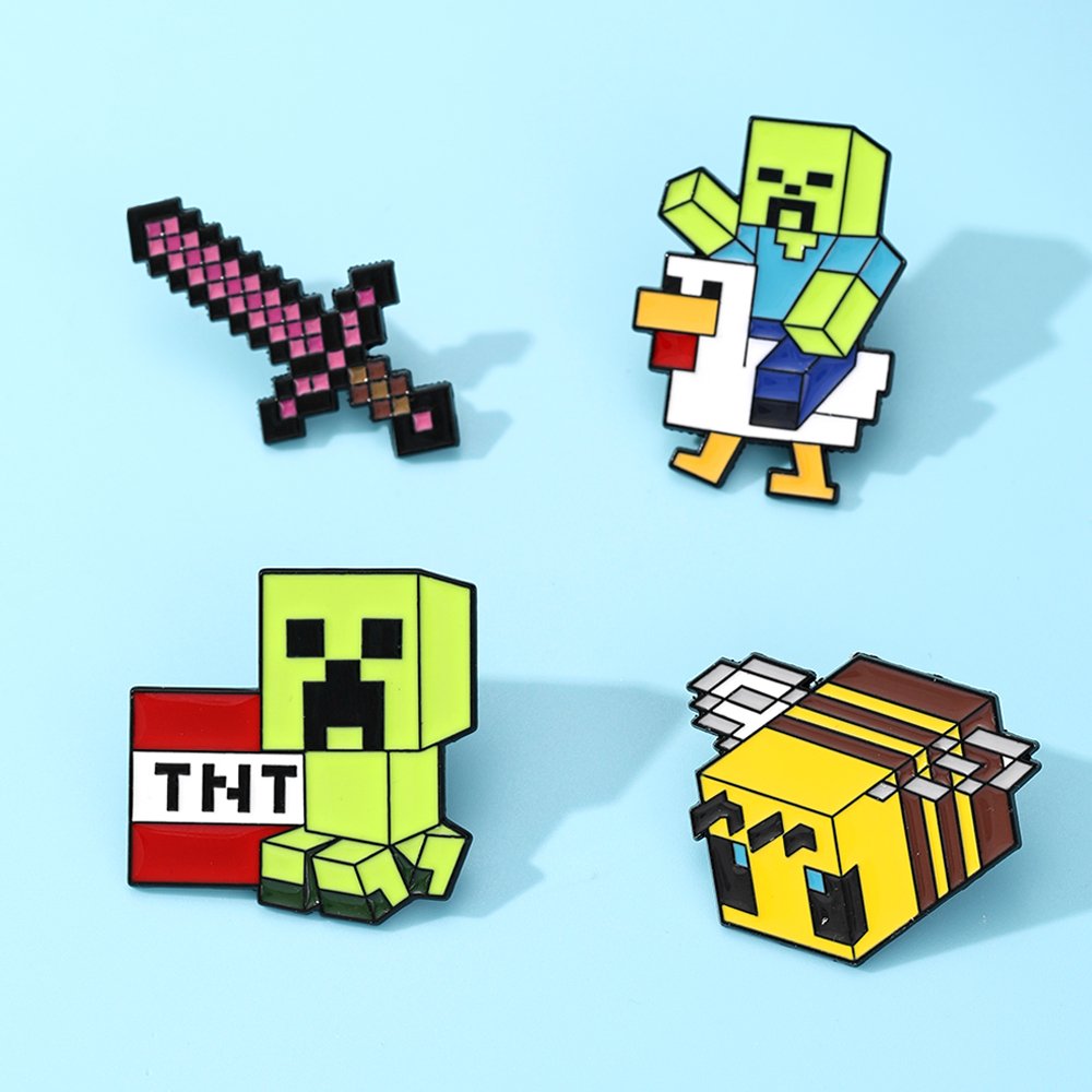 4 szt. Urocze emaliowane przyp – Gaming Accessories Cute recenzja i cena