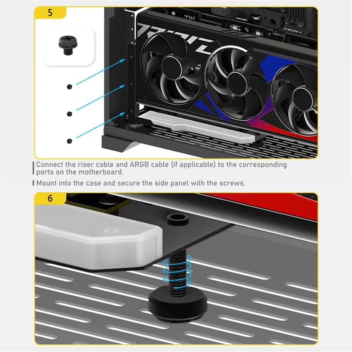 Pionowy uchwyt montażowy GPU A – Vertical Gpu Bracket recenzja i cena
