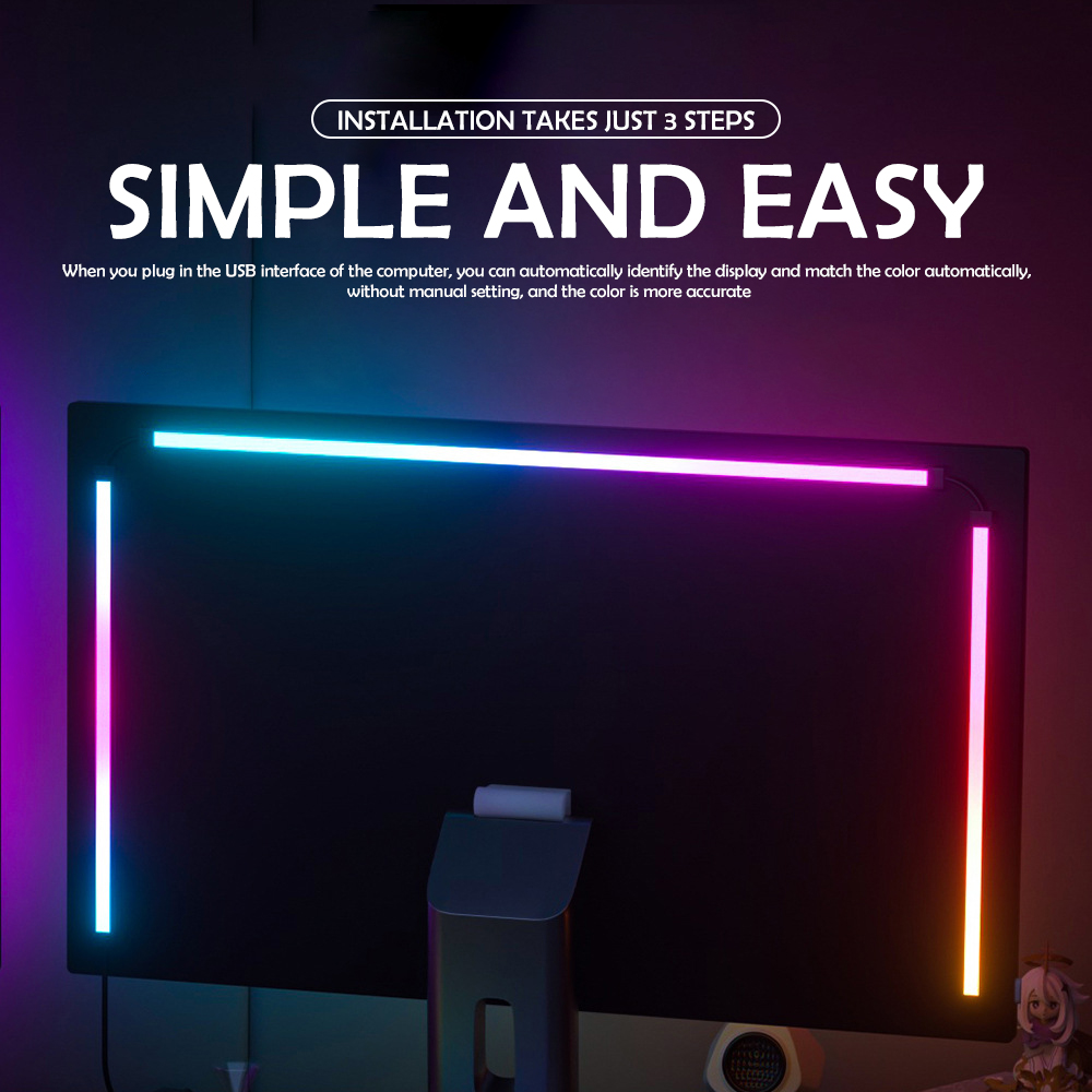 RGB Gaming Lights Strip Monito – Gaming Accessories Bedroom recenzja i cena