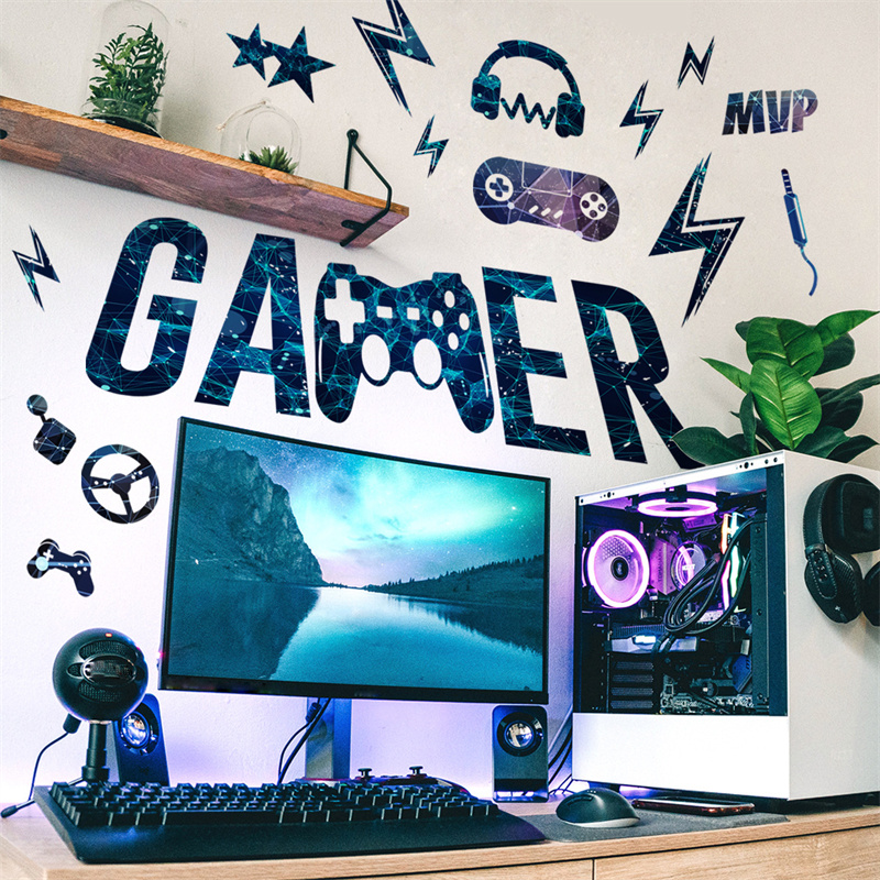 Naklejki winylowe dla graczy,  – Gaming Accessories Wallpaper recenzja i cena