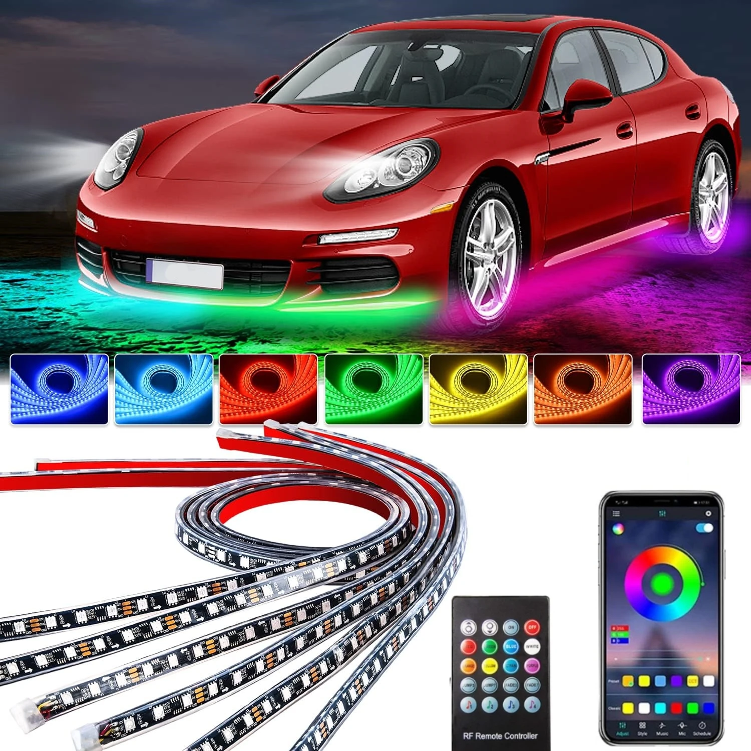 Samochodowe podświetlenie neon – Rgb Hub Sync recenzja i cena