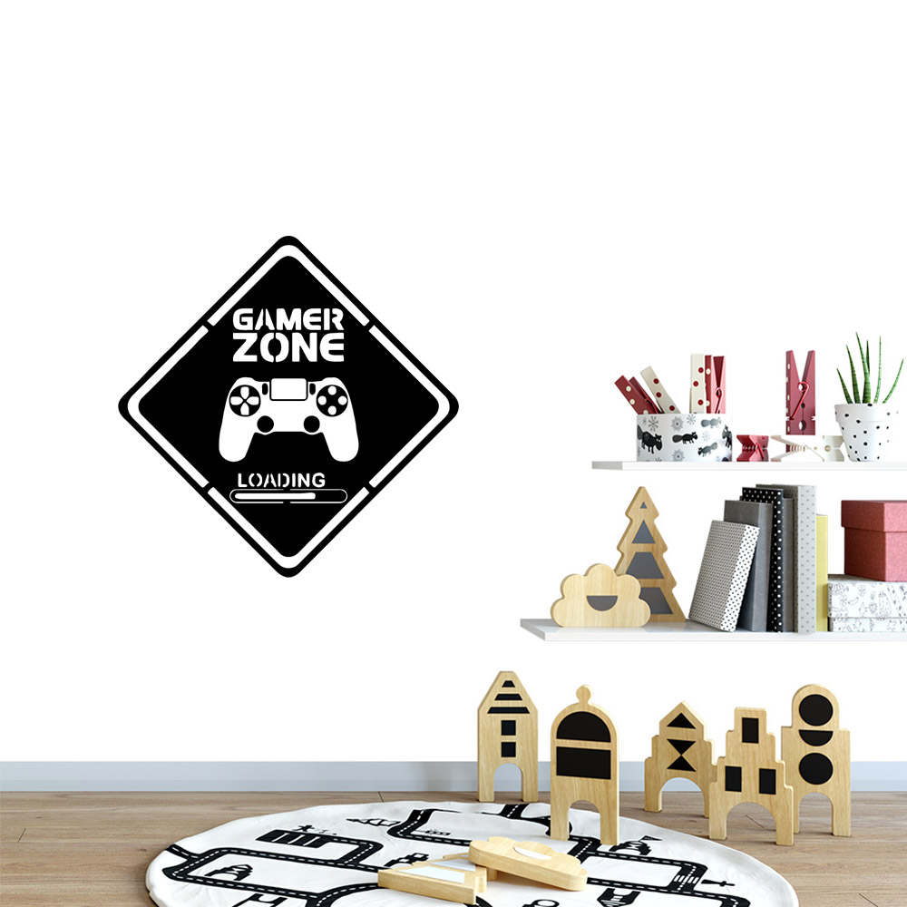 1szt Naklejka ścienna dla grac – Gaming Accessories Bedroom recenzja i cena