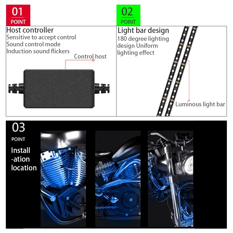 LED motocykl dekoracyjna listw – Rgb Hub Sync recenzja i cena