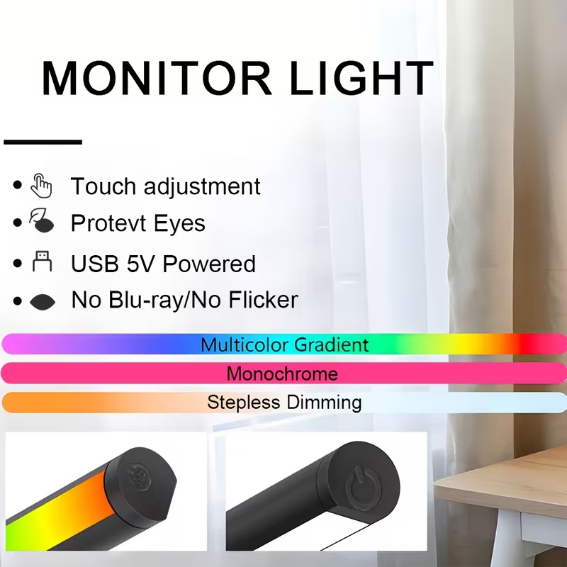 Listwa świetlna LED RGB do mon – Gaming Accessories Wall Mount recenzja i cena